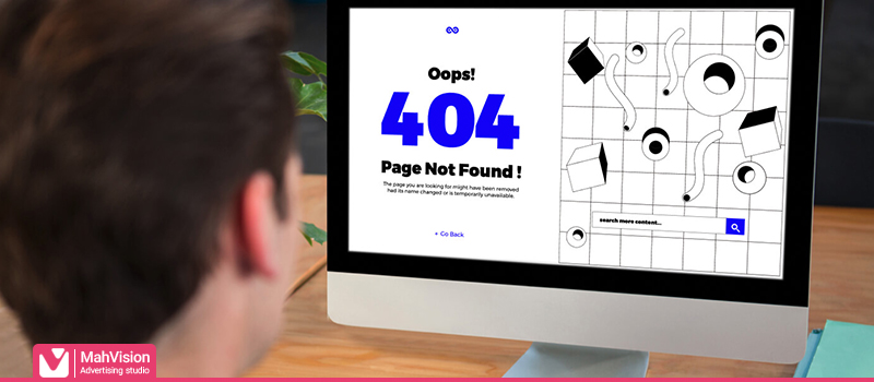 404 error page design