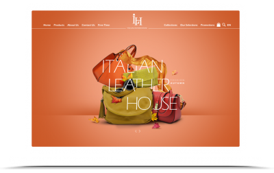 طراحی وب سایت خانه چرم ایتالیا